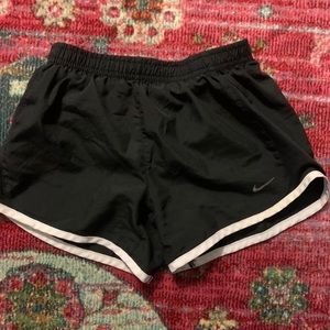 black nike shorts